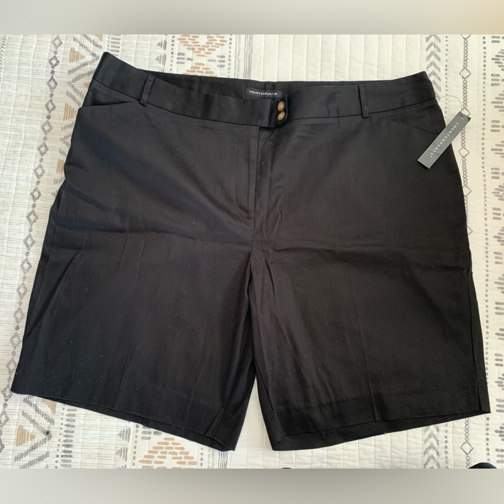 Counterparts Black Bermuda Shorts - Size 20W